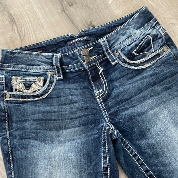 Vigoss size 3/4 jeans cropped - Picture 2 of 8
